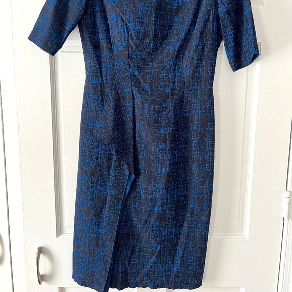 Anne Klein Midi Dress Flutter Detail Size 10 - Picture 1 of 5